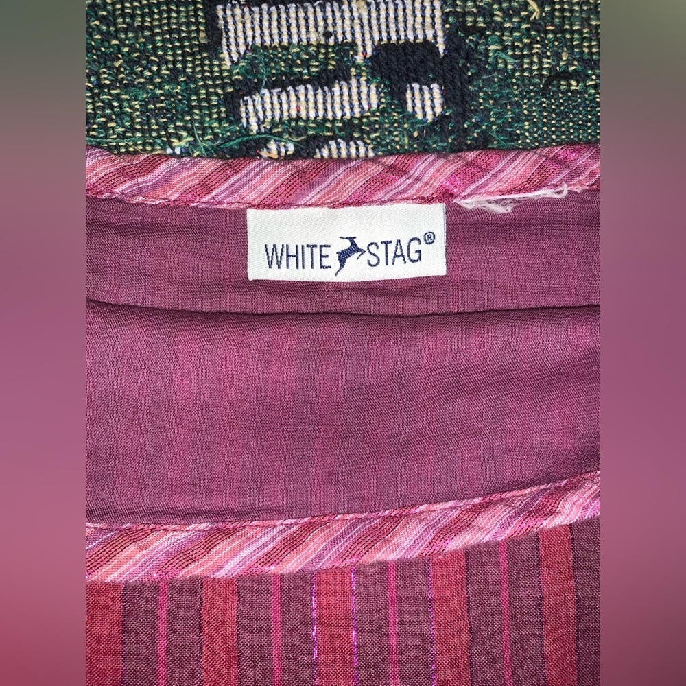 Vintage white stag skirt - Picture 3 of 9